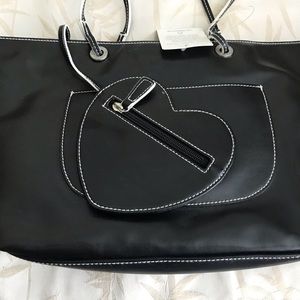 Liz Claiborne Purse Bag Never Carried  Black White